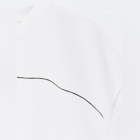 Zara Heartfelt Sentiment: What goes around | Short-Sleeve T-shirt | Large | NWT - Picture 5 of 13